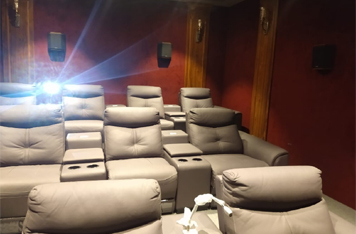 home theater room setup